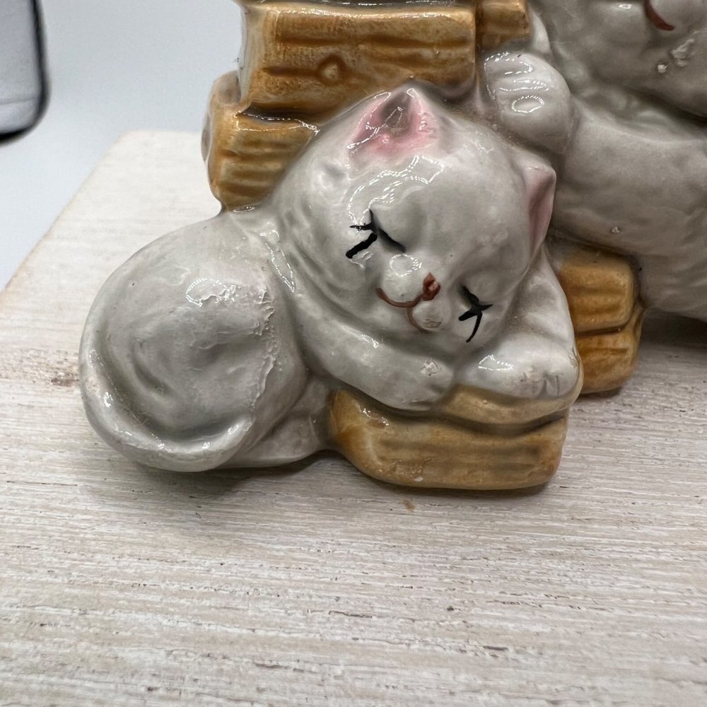 Vintage Cat Kitten Mouse Collectible Figurine Decoration - Picture 3 of 8